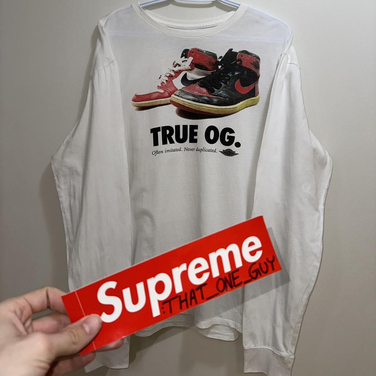 Vintage 2000’s Nike Jordan ‘True OG’ Long Sleeve