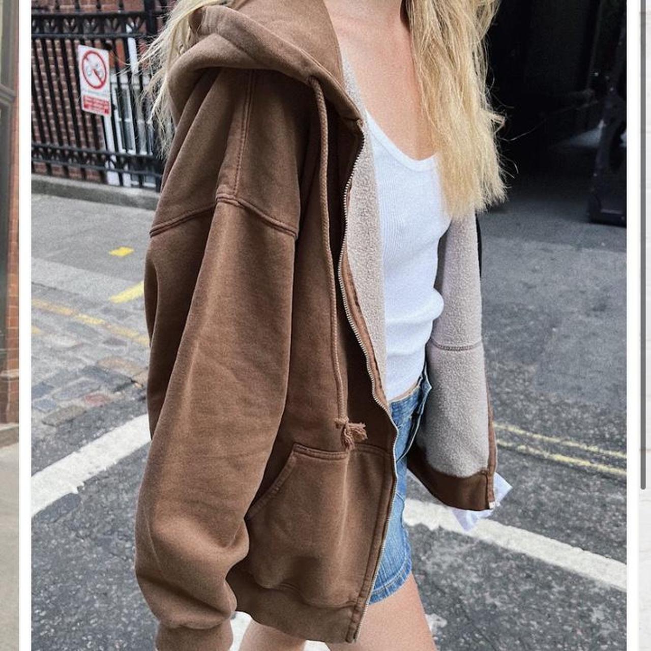 carla hoodie brandy melville One... Depop