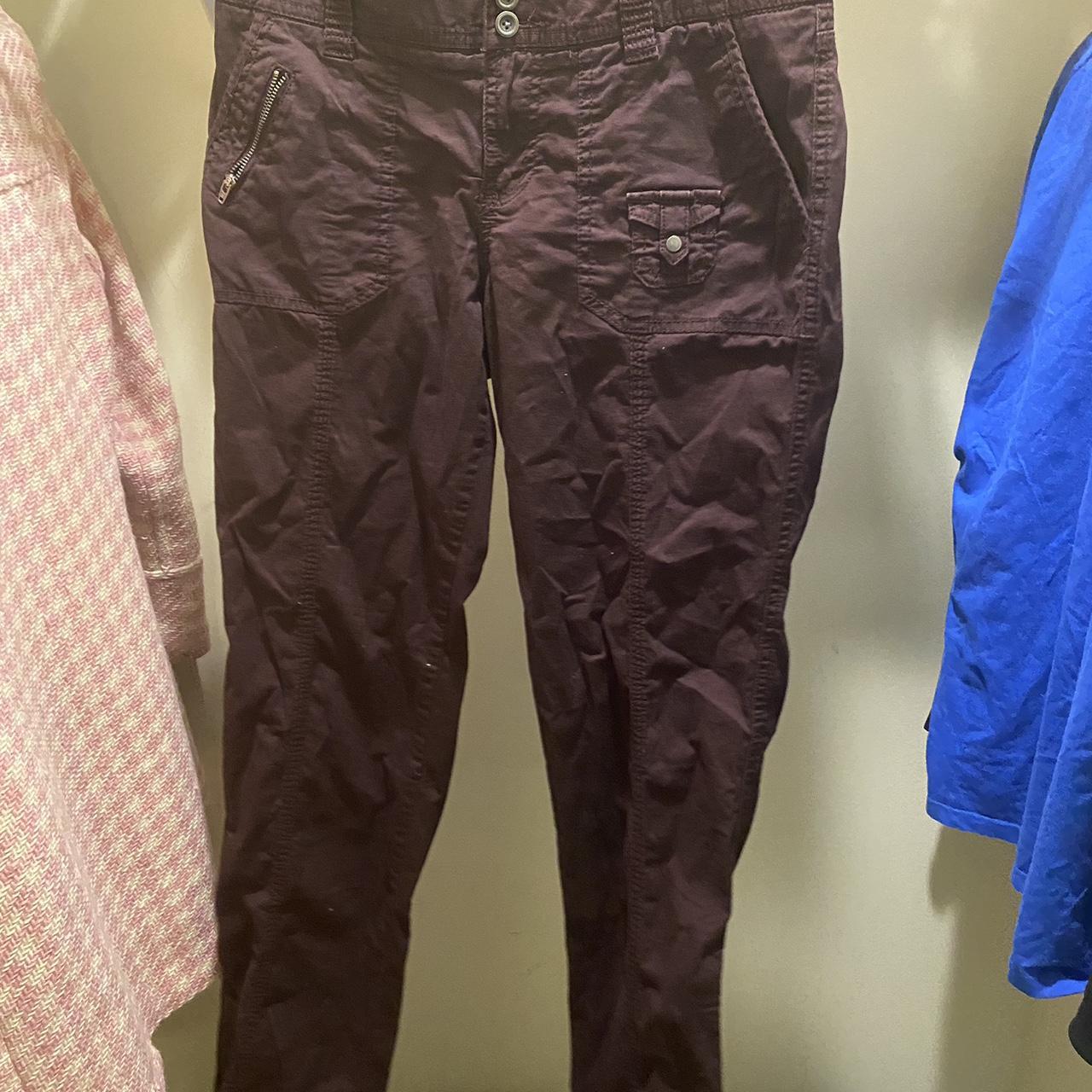 Sonoma Goods for Life Women's Burgundy Jeans Depop