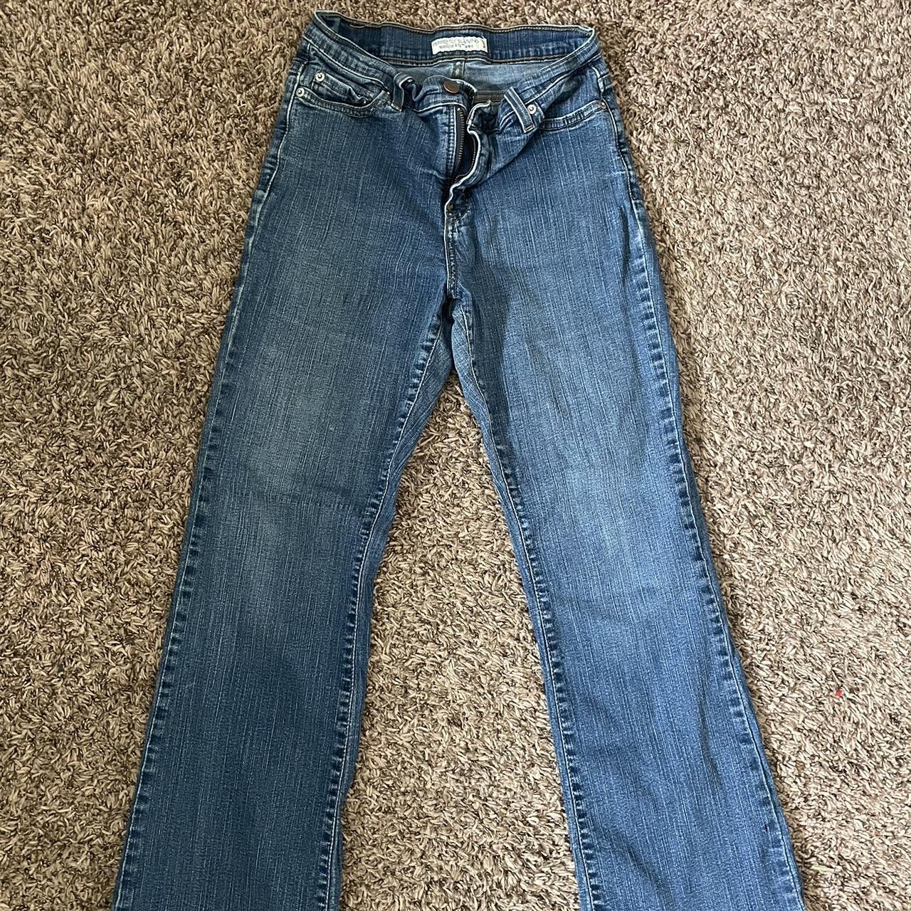 Blue perfectly sliming bootcut Levi’s jeans ♡ Fit... - Depop
