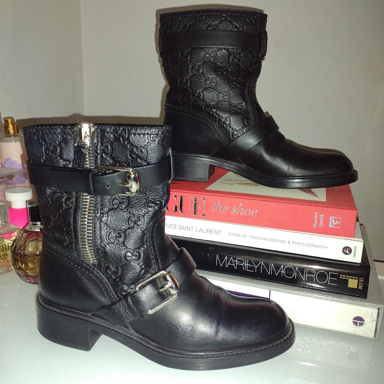 Gucci hot sale studded boots