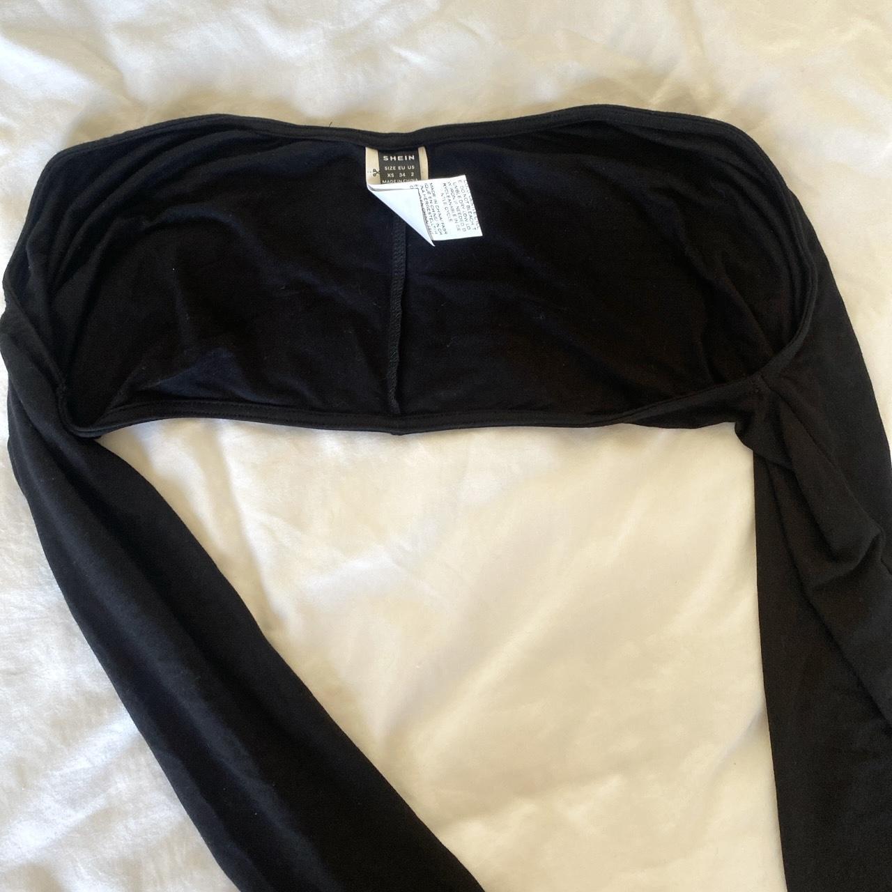 Shein Black Bolero/Shrug Top — Size XS but fits... - Depop