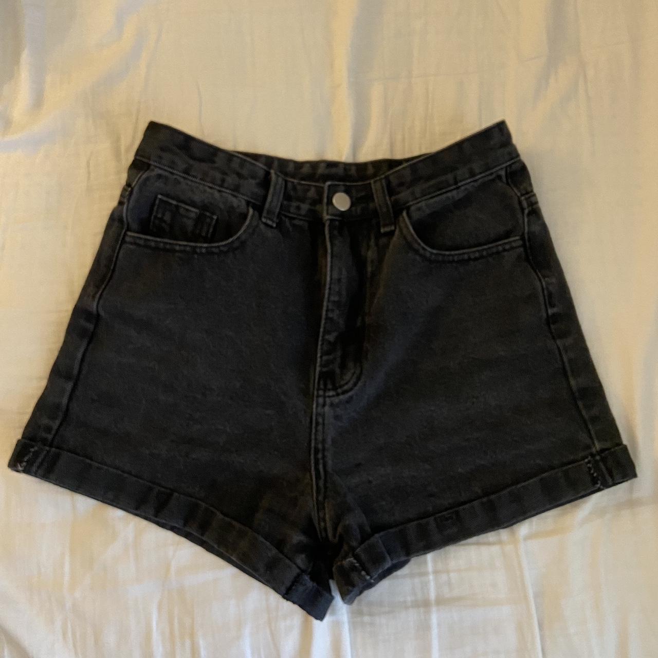 Black Denim Shorts FREE SHIPPING ON BUNDLES MSG Depop