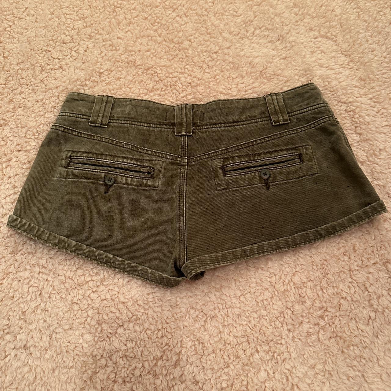 Free People Military Style Khaki Green Shorts🤎 Depop