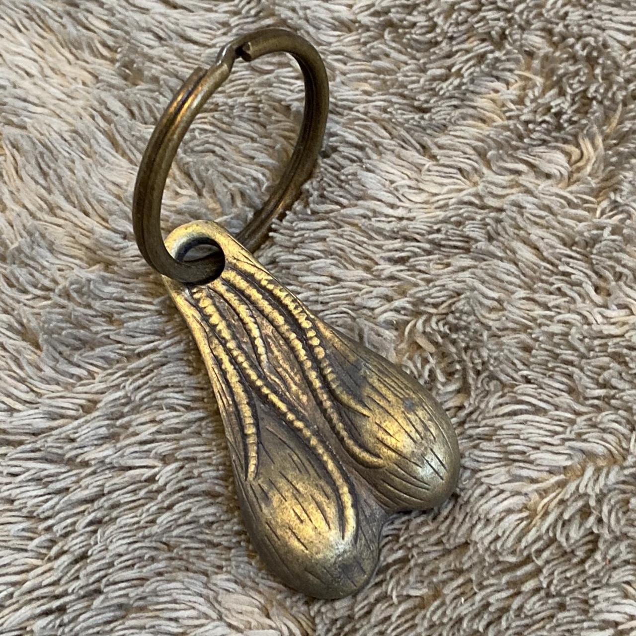 Supreme brass 2025 balls keychain