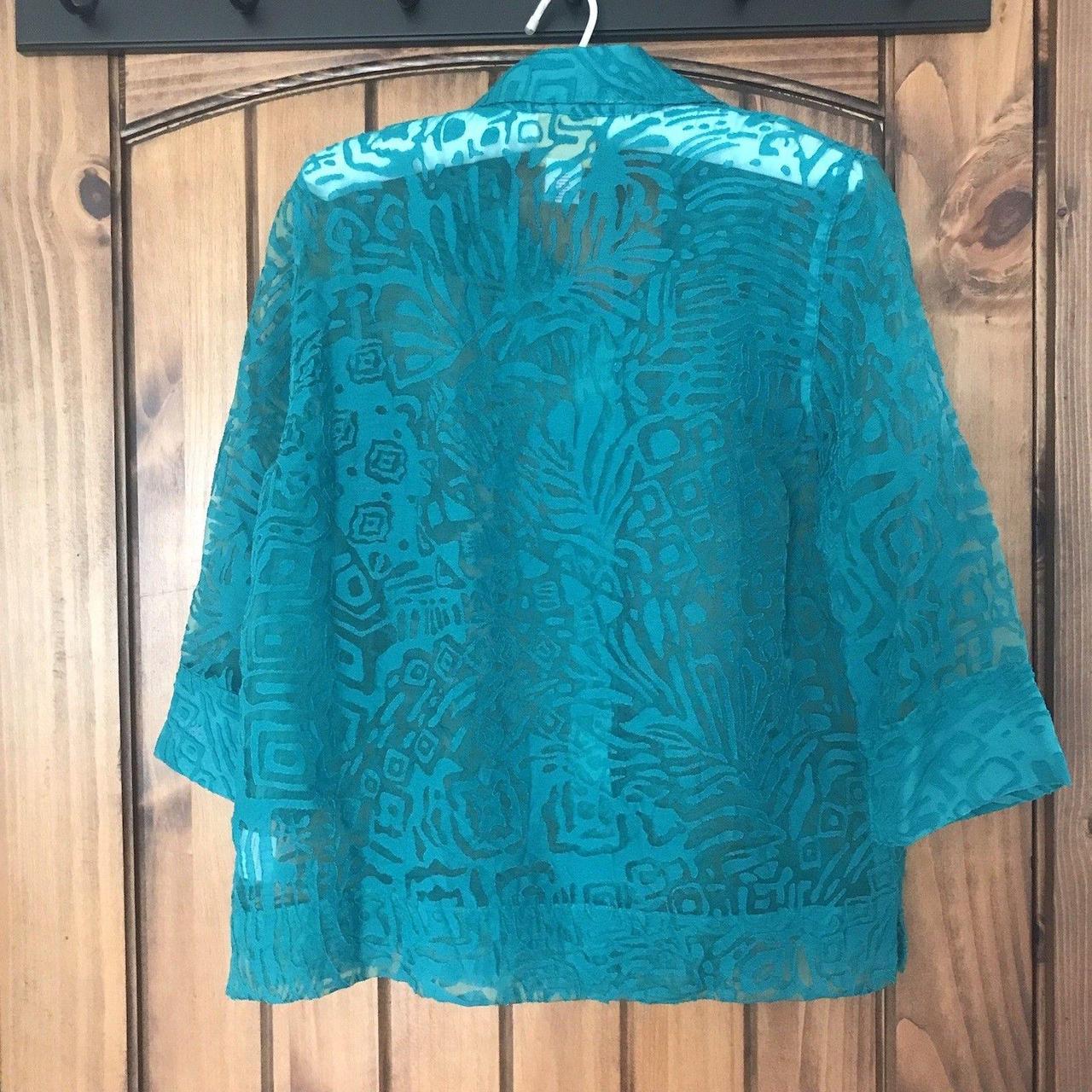 Ruby Rd. Women's Blouse - Green - 10 – Ruby Rd. G… - image 3