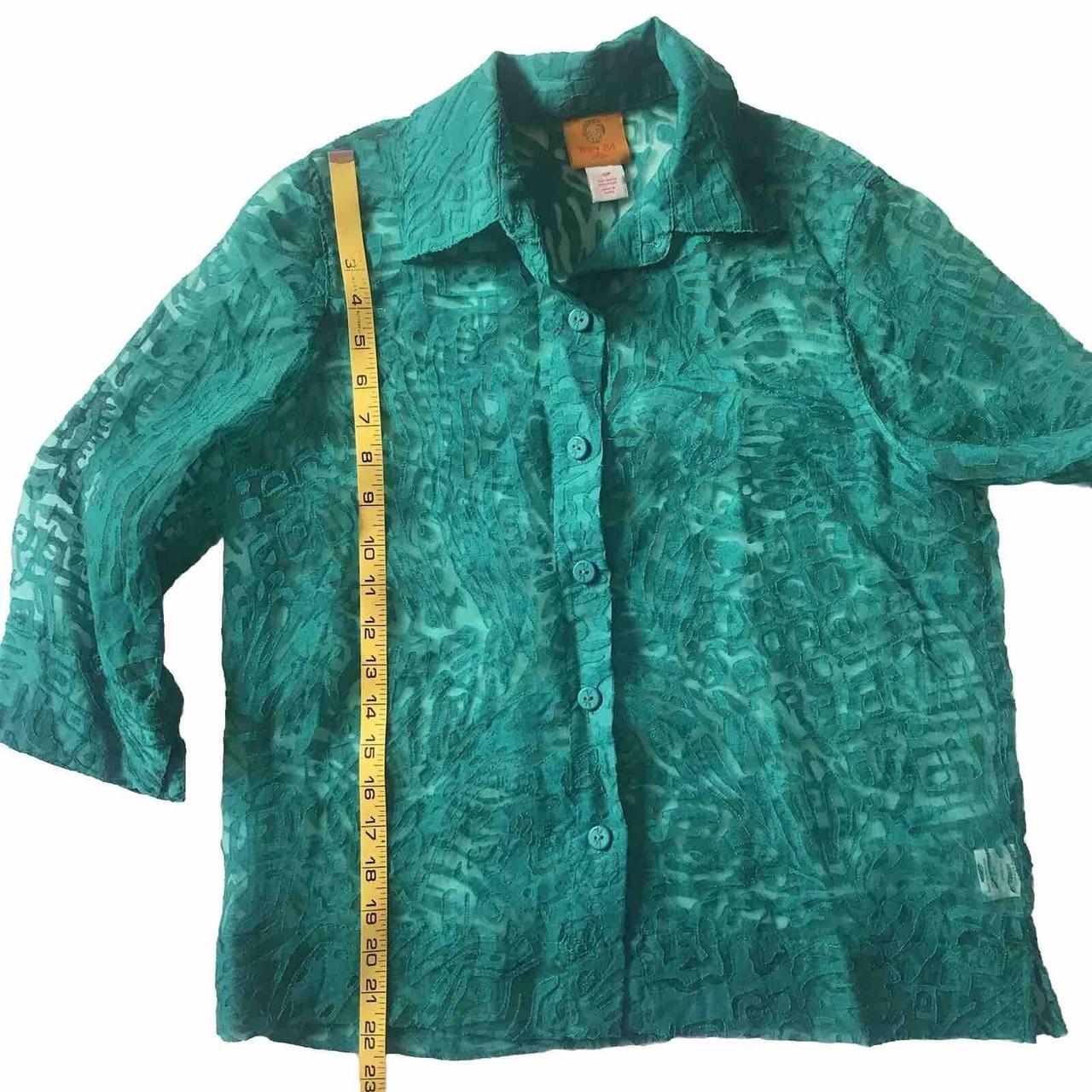 Ruby Rd. Women's Blouse - Green - 10 – Ruby Rd. G… - image 8