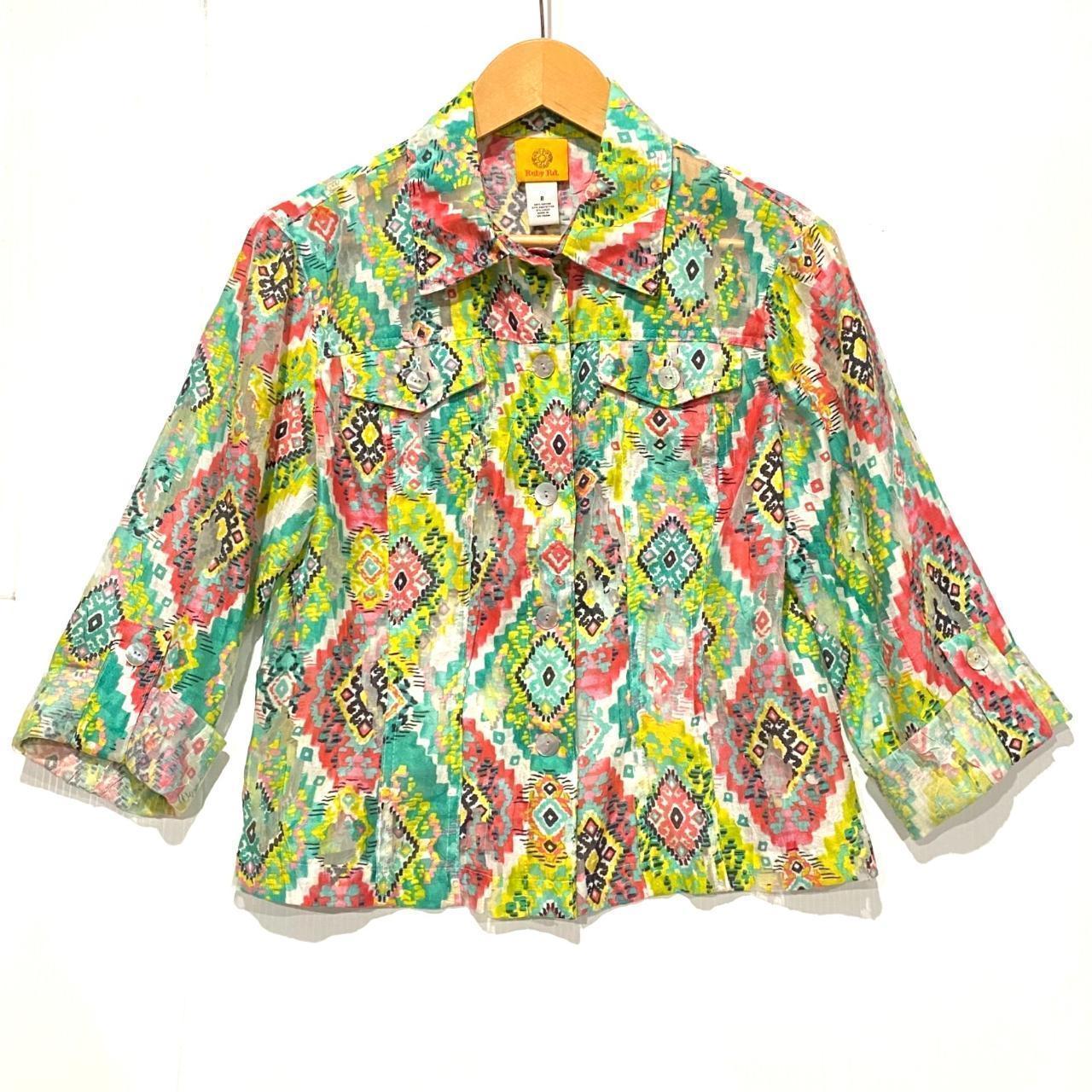 Ruby Rd. Women's Blouse - Multi - 8 – Ruby Rd. az… - image 1