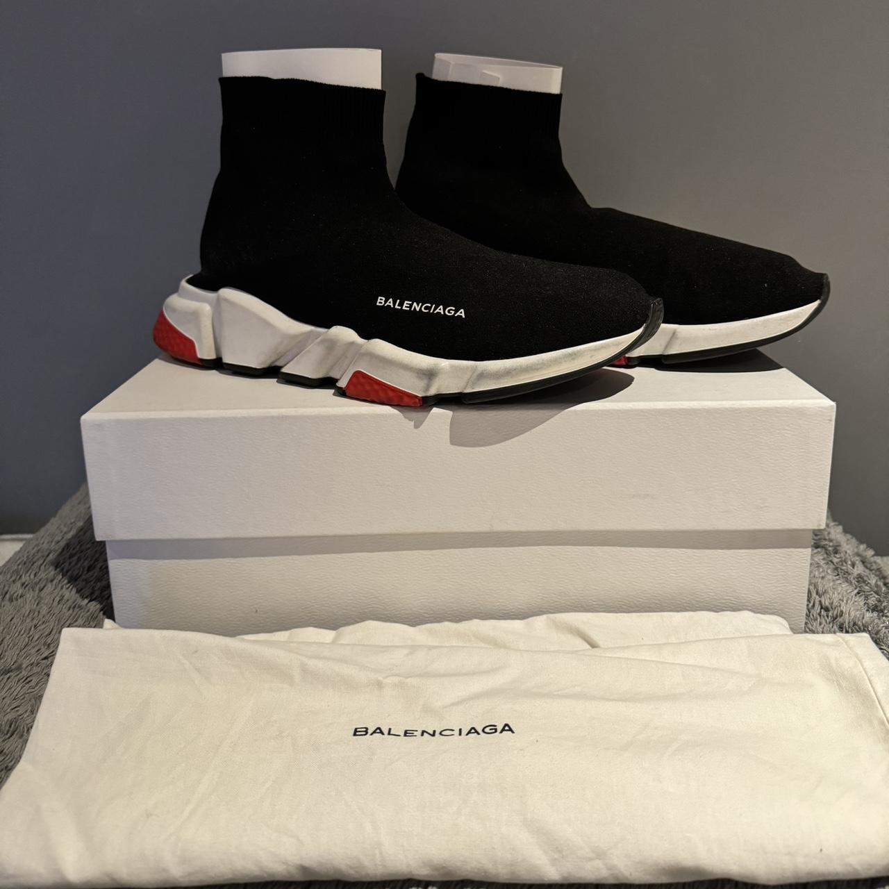 Balenciaga speed trainer hot sale low black