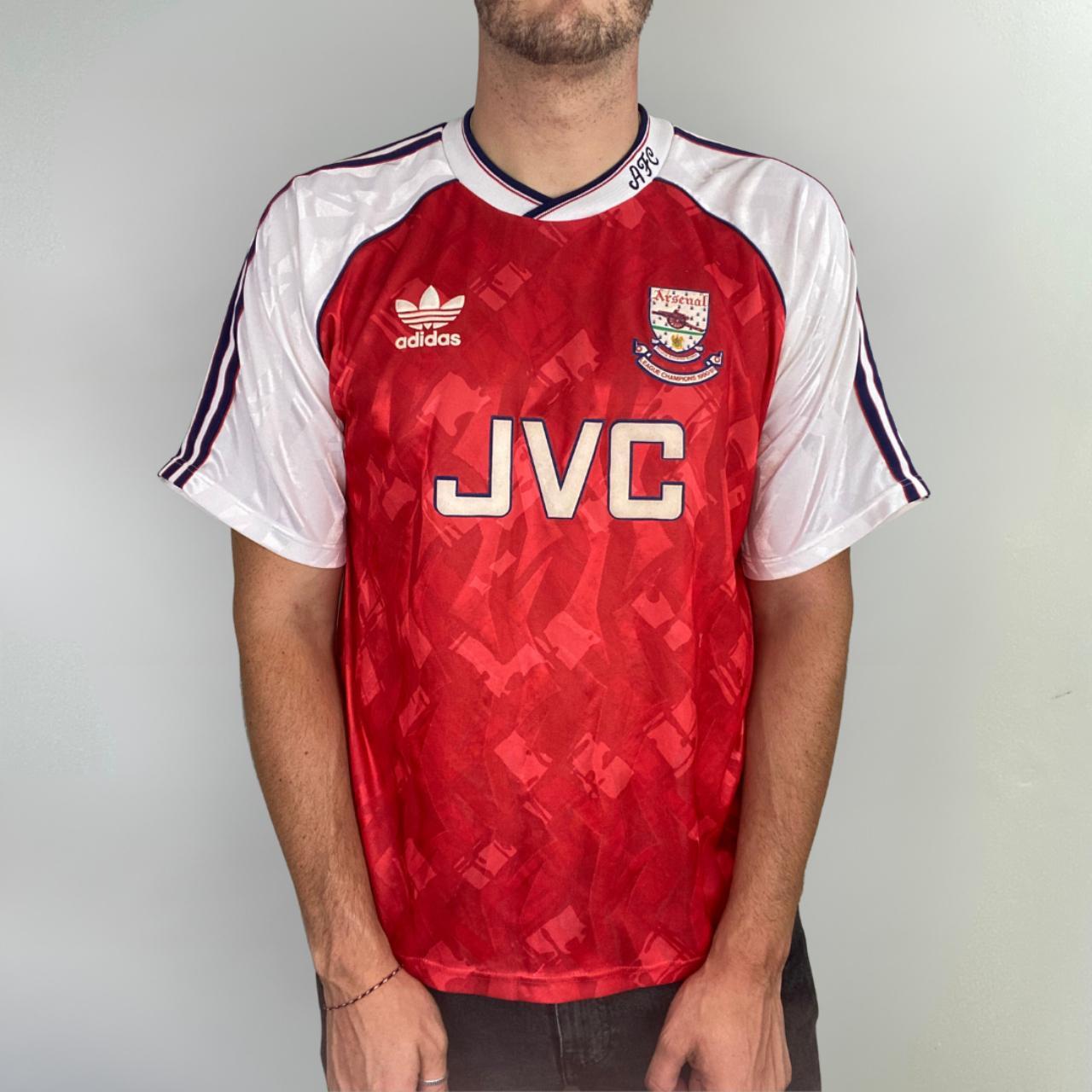 Arsenal 1990-92 JVC Home Shirt