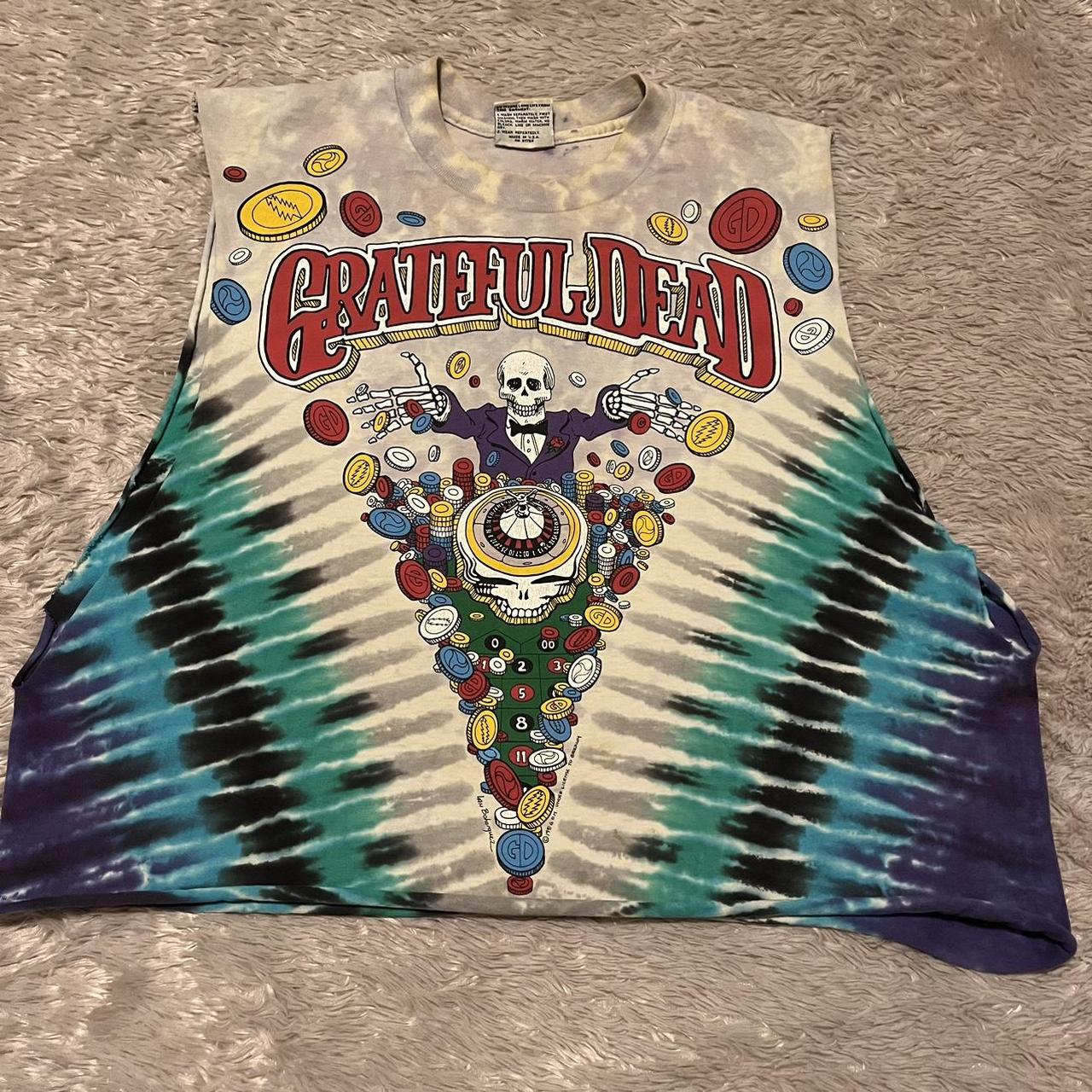 Rare vintage grateful dead Las Vegas 1991 tie-dye... - Depop