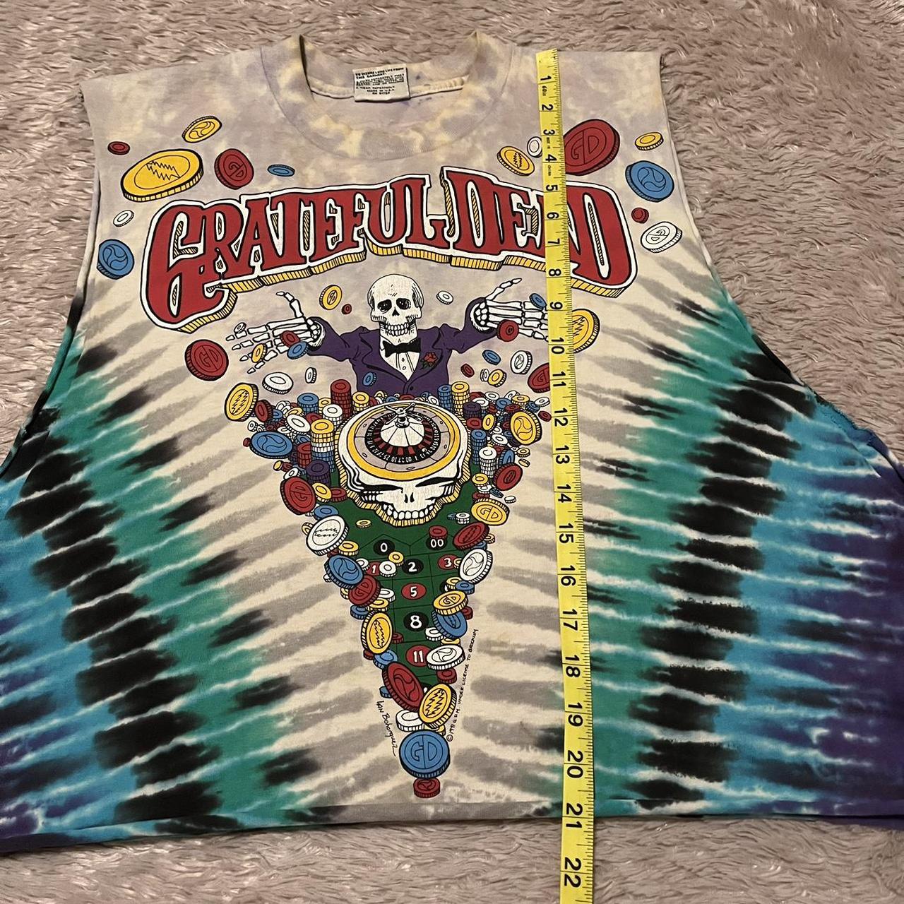 Rare vintage grateful dead Las Vegas 1991 tie-dye... - Depop