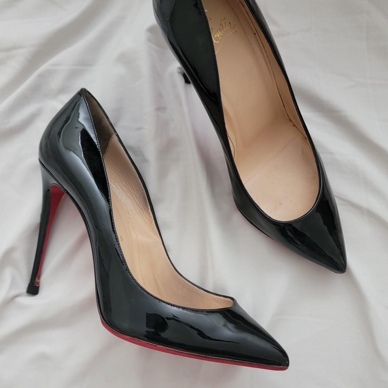 Christian Louboutin Women's Black Courts | Depop