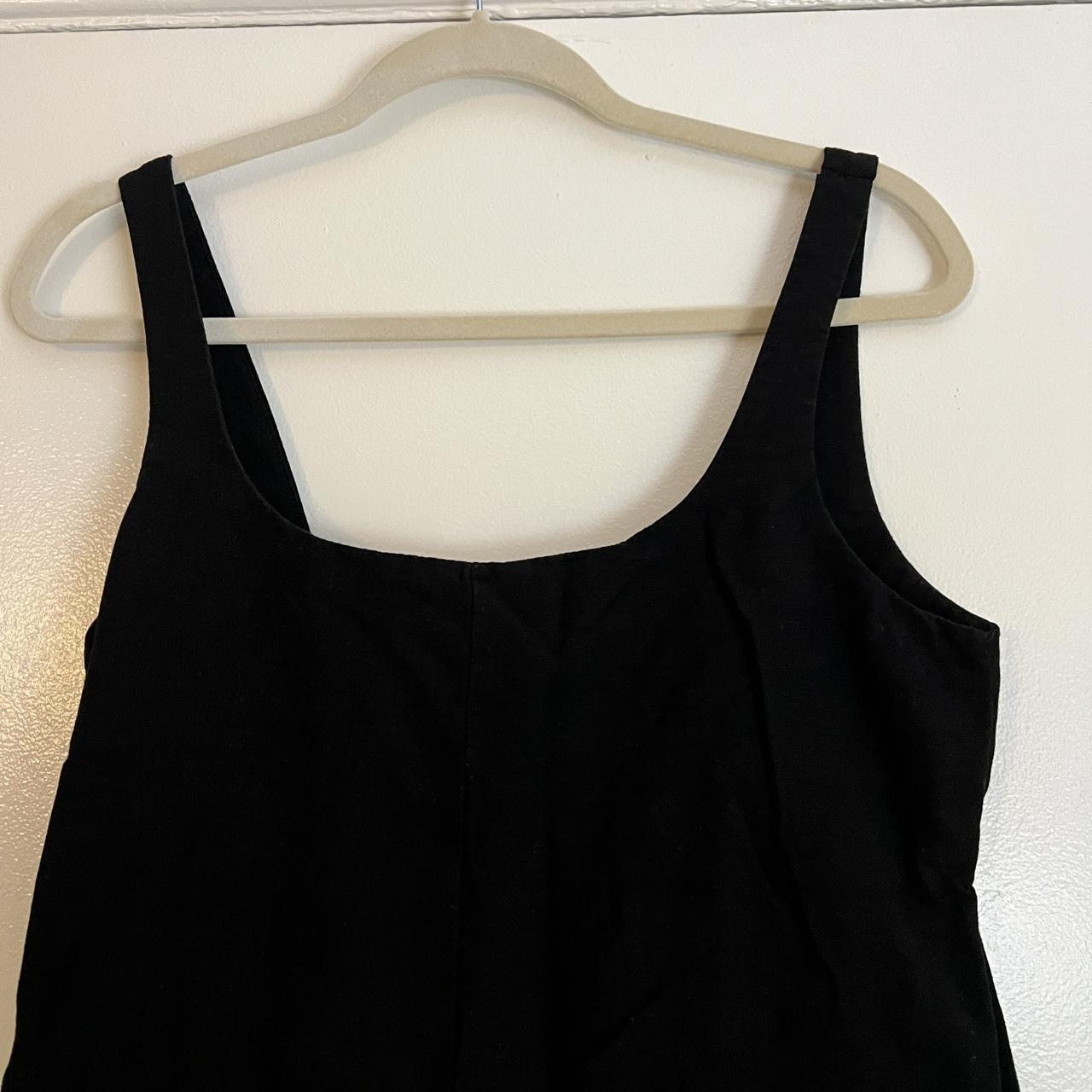 Zara Women's Black Dungarees-overalls (2)
