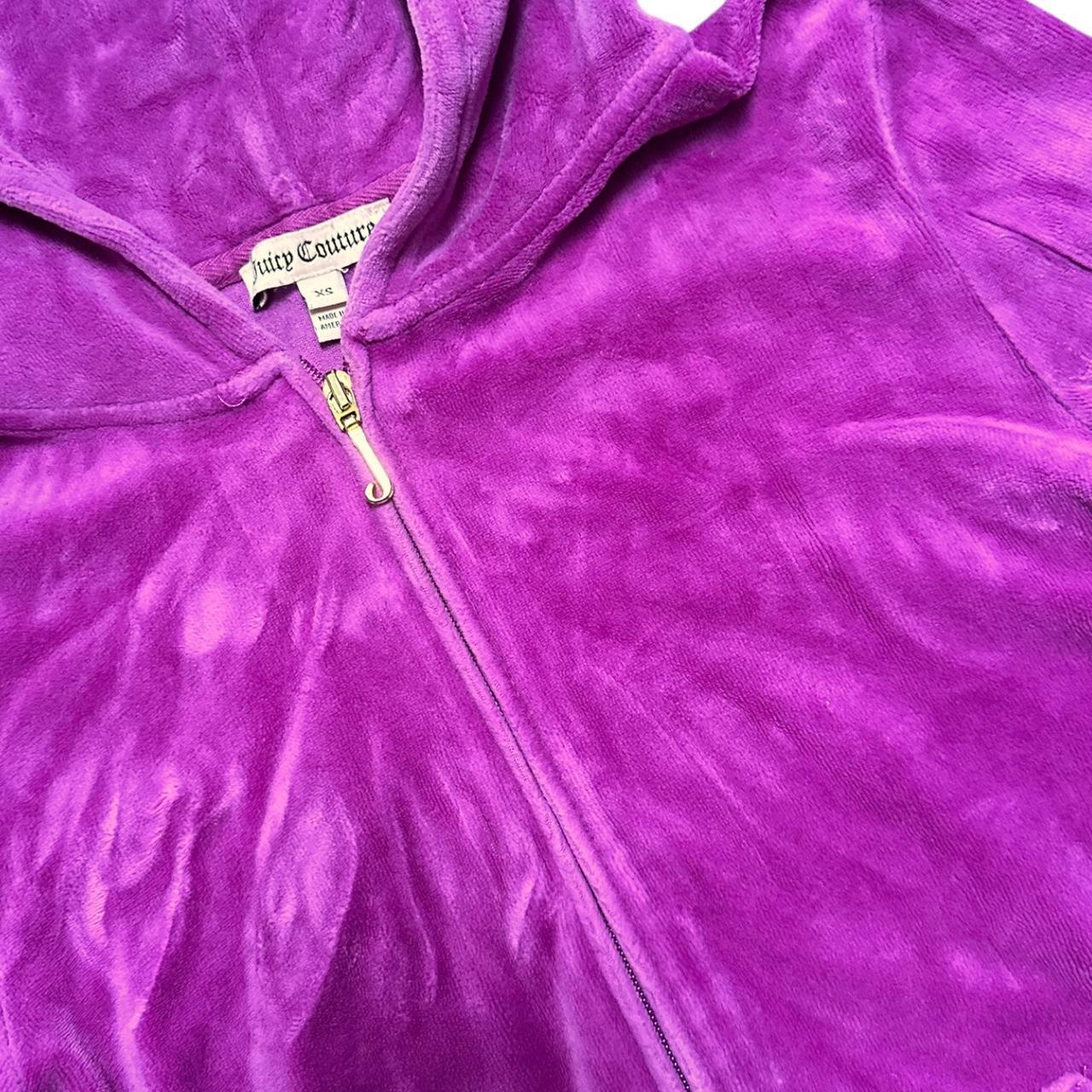 Y2k mcbling Juicy Couture purple/pink velour... - Depop