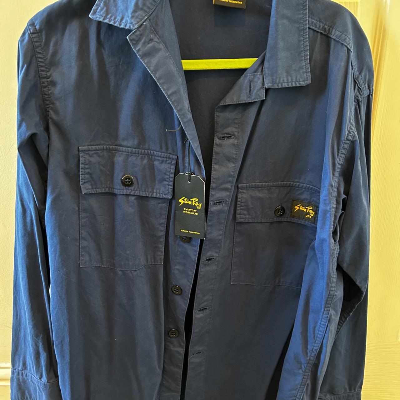 Stan Ray workwear shirt Navy Brand new with tags - Depop