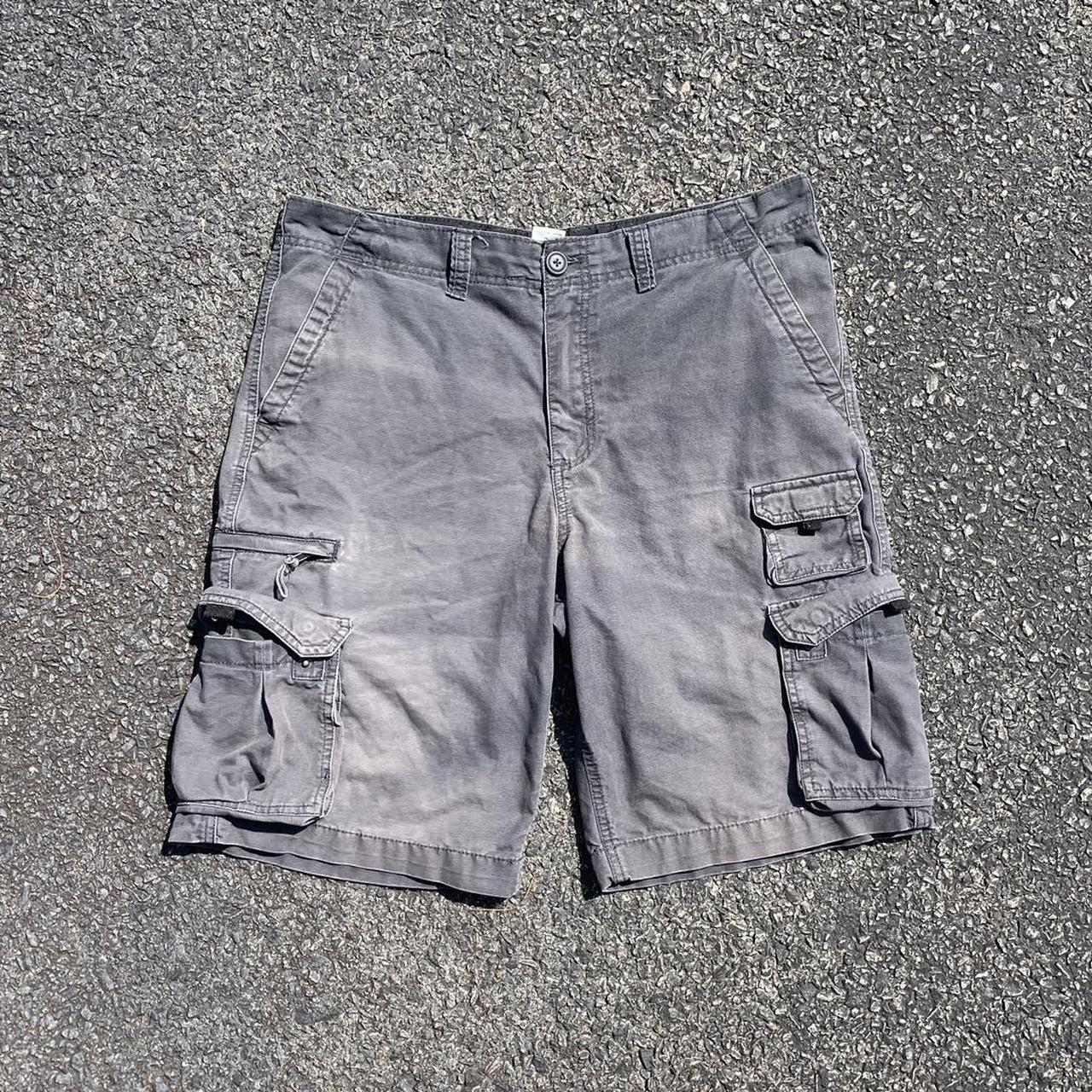 faded glory cargo shorts size 36