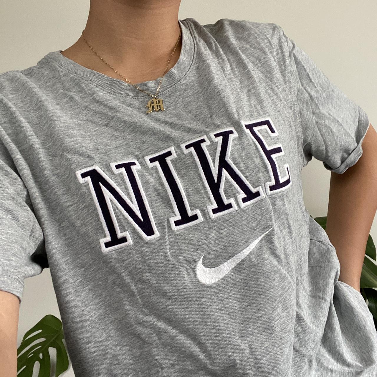 nike shirt middle logo