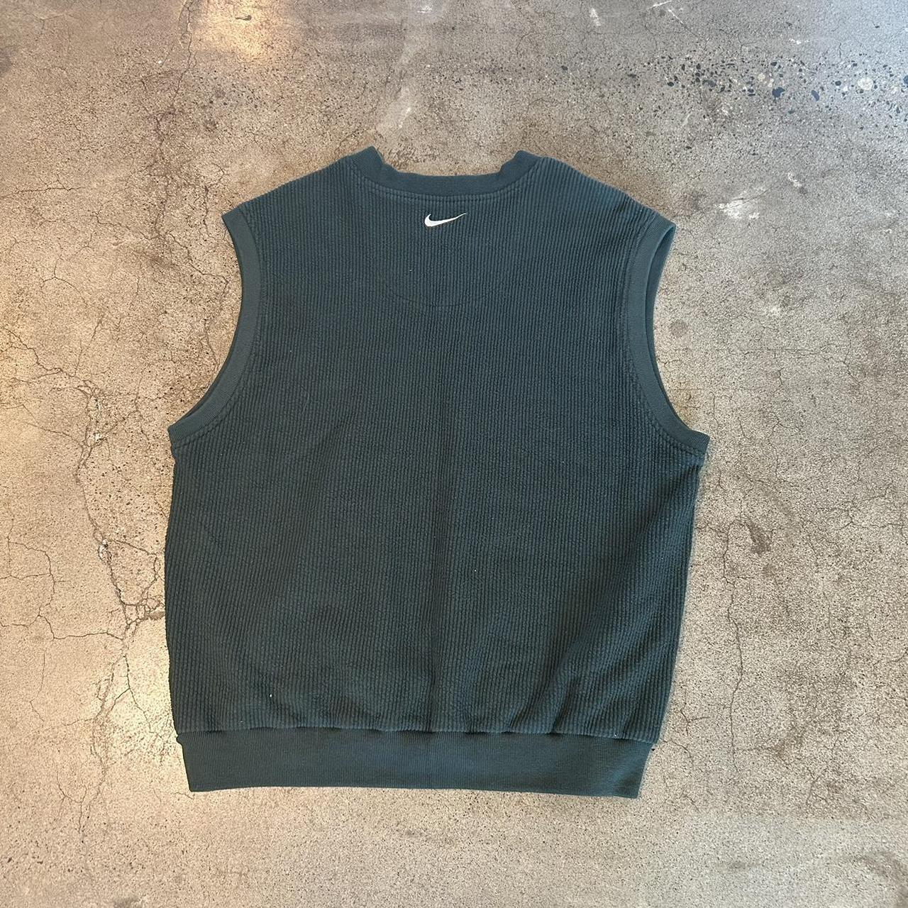 Vintage embroidered nike sweater vest. Crazy piece... Depop