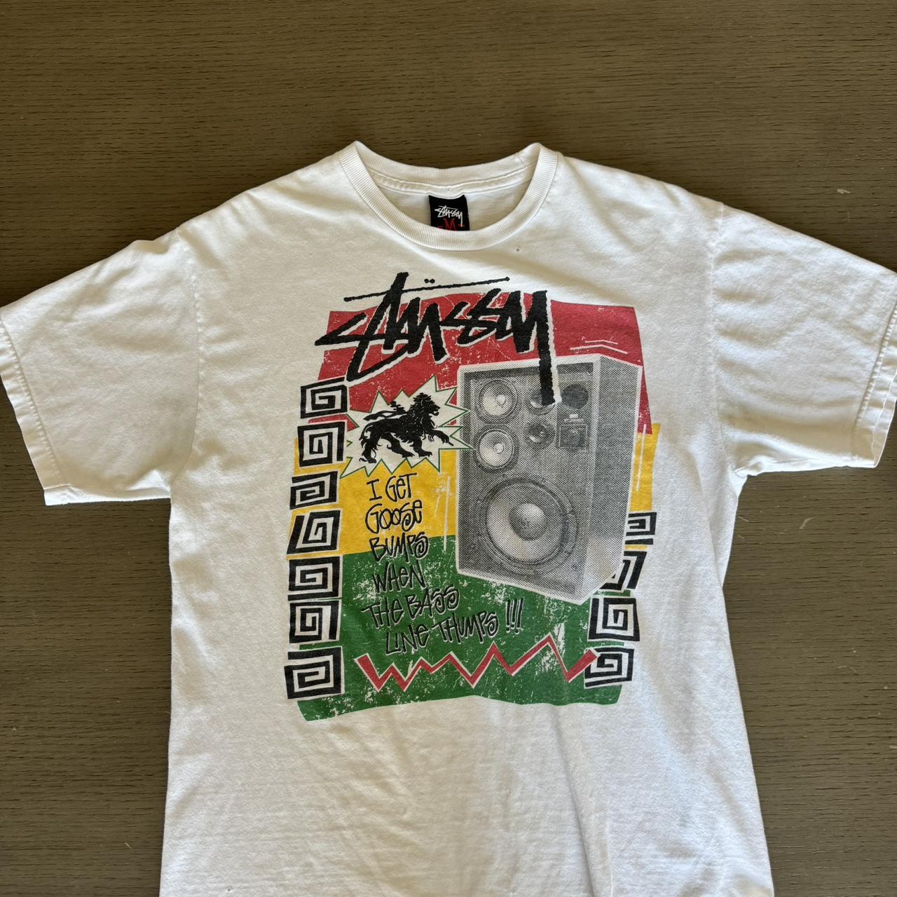 Vintage Bob Marley Stussy Shirt (Does have small | Depop