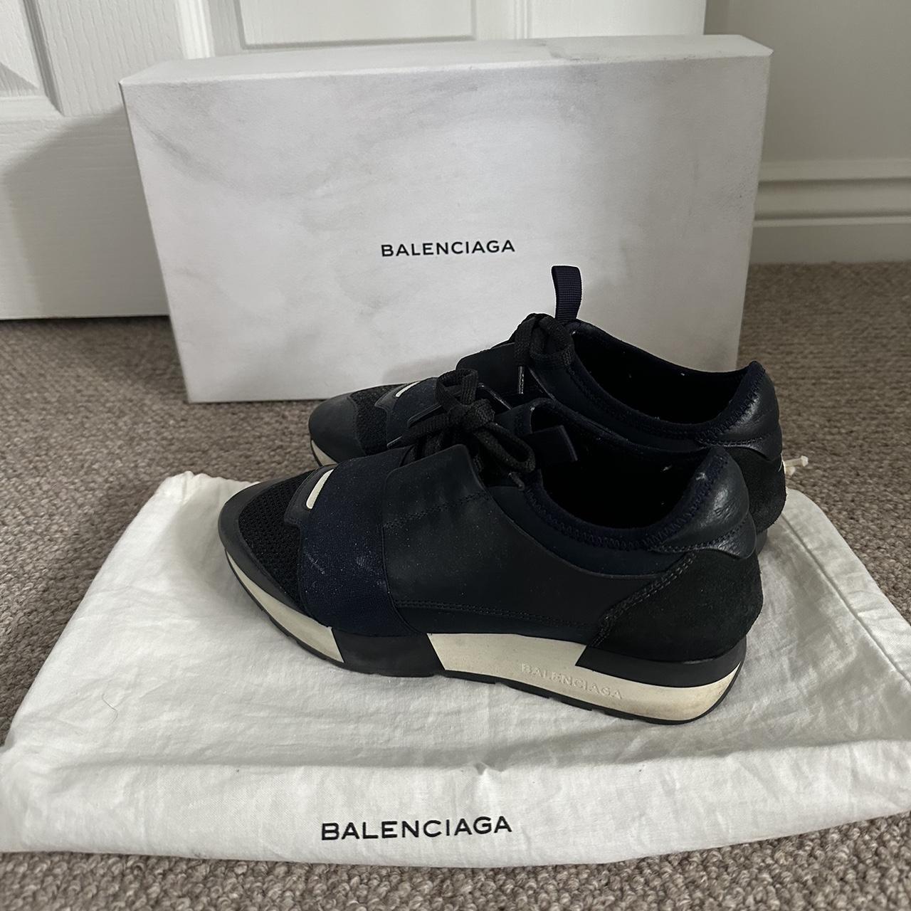 Balenciaga Runners Navy Size 4 Great condition