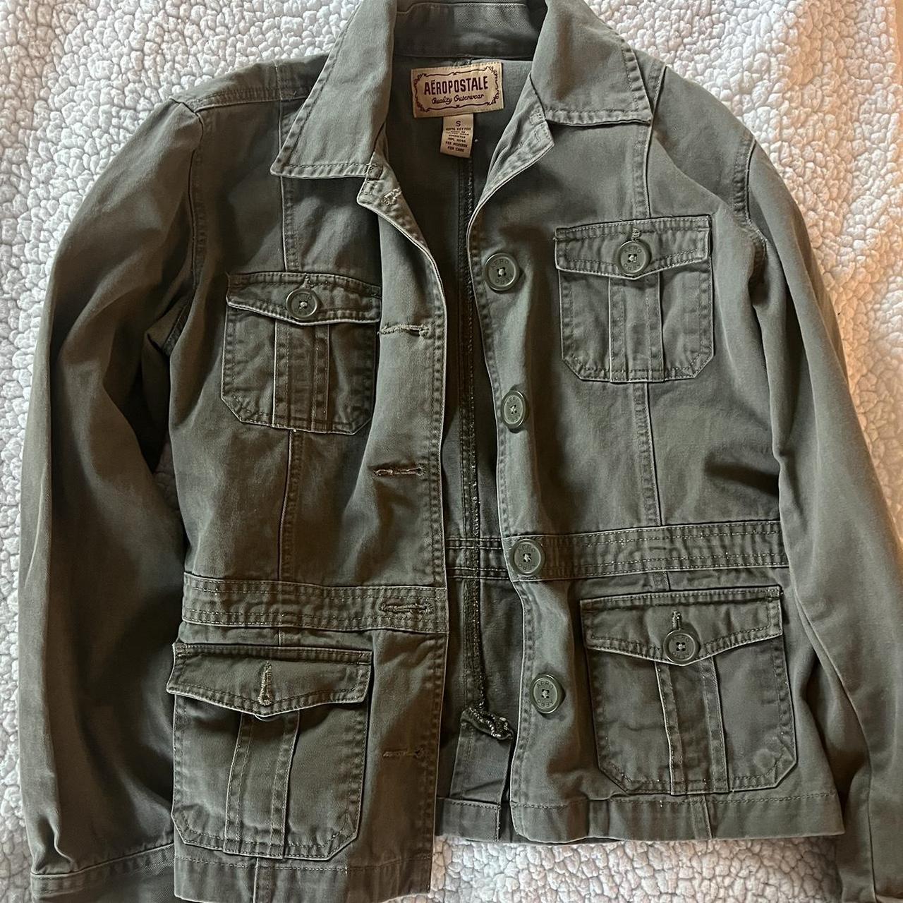 Aeropostale army green on sale jacket