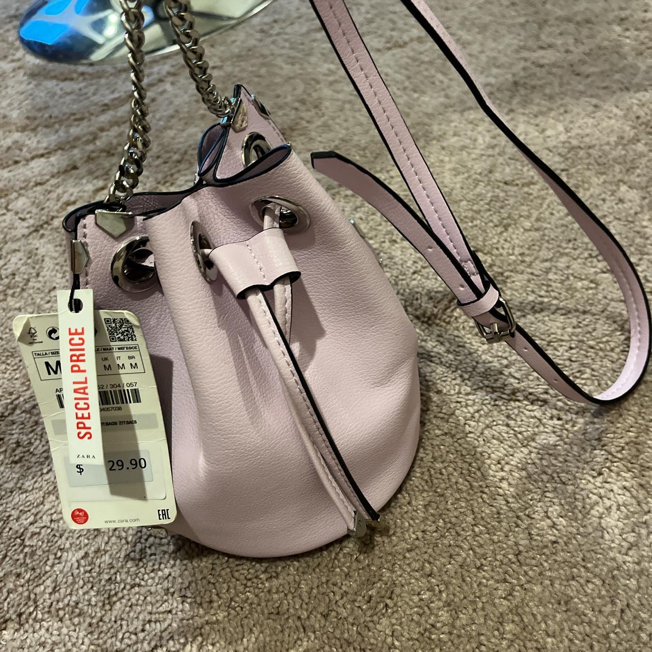 Mini bucket deals bag zara