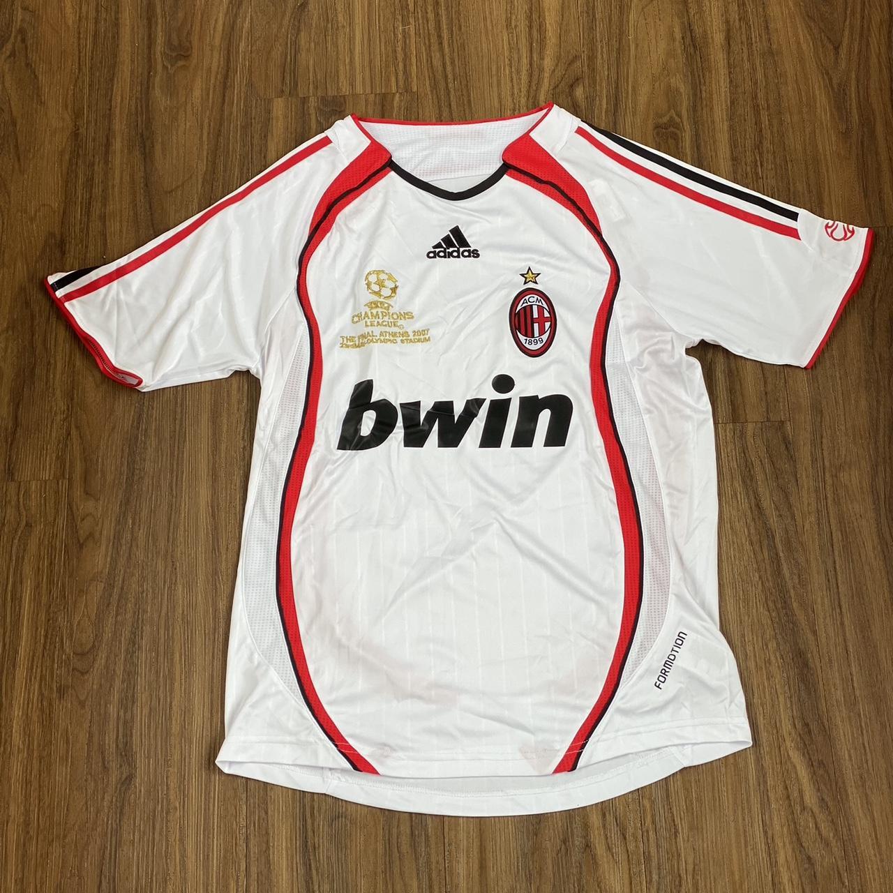 Retro Ac Milan Shirt Brand New Size S Feel free to... - Depop