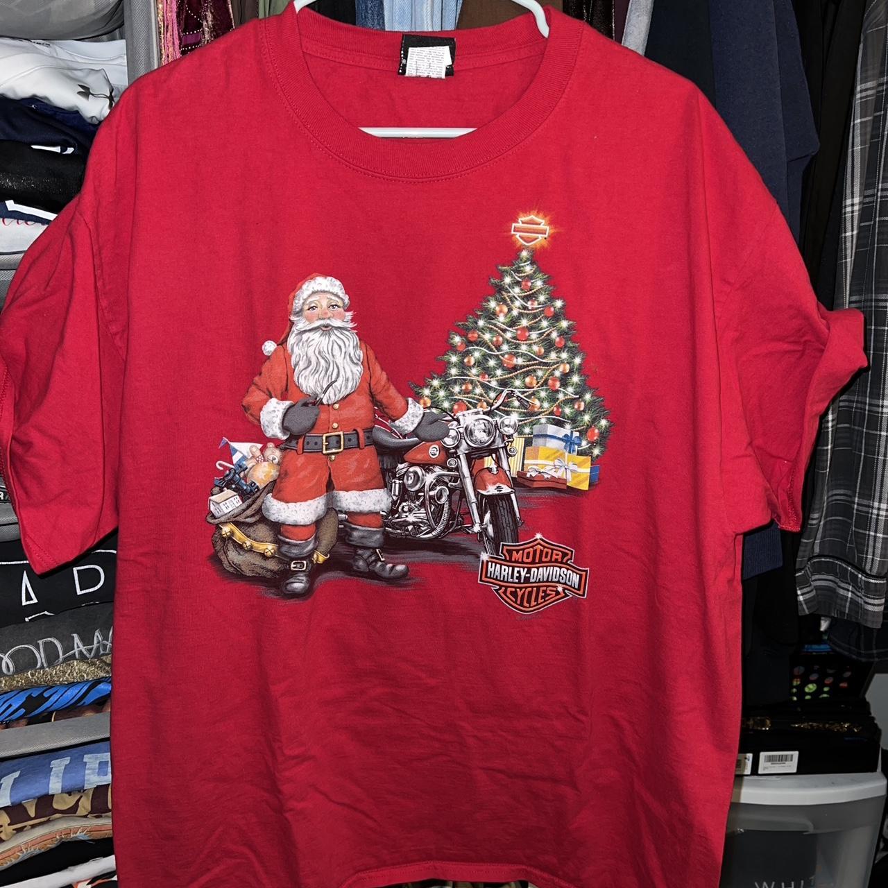 harley davidson christmas tee shirts