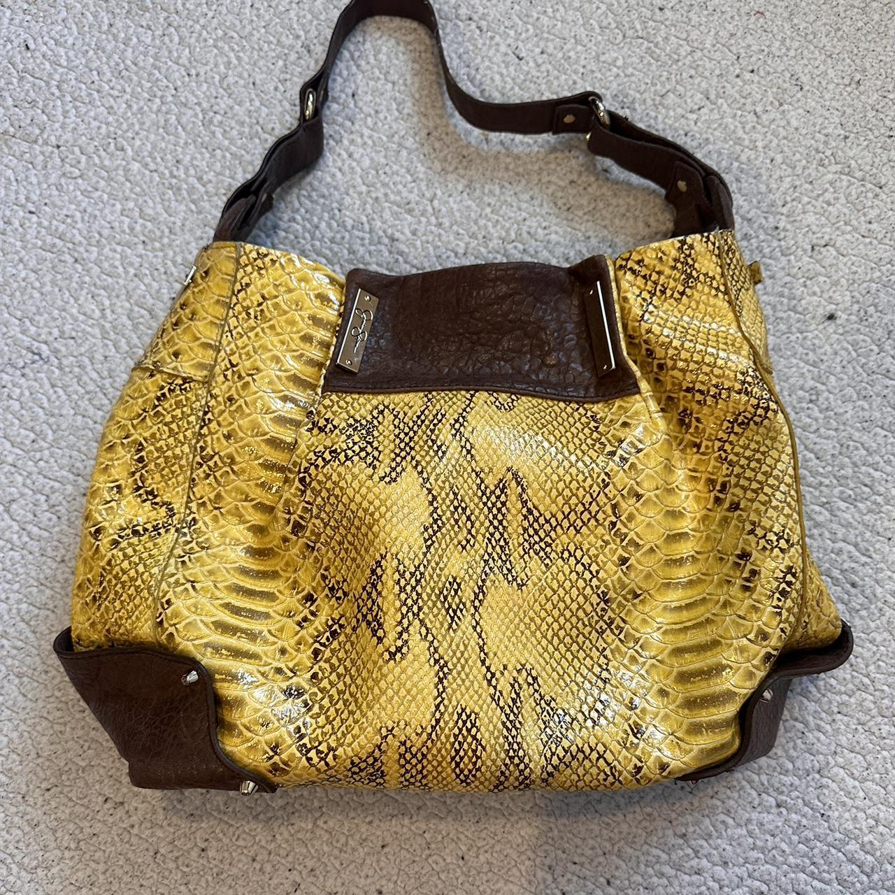 Super cute y2k Jessica Simpson purse the crocodile. Depop