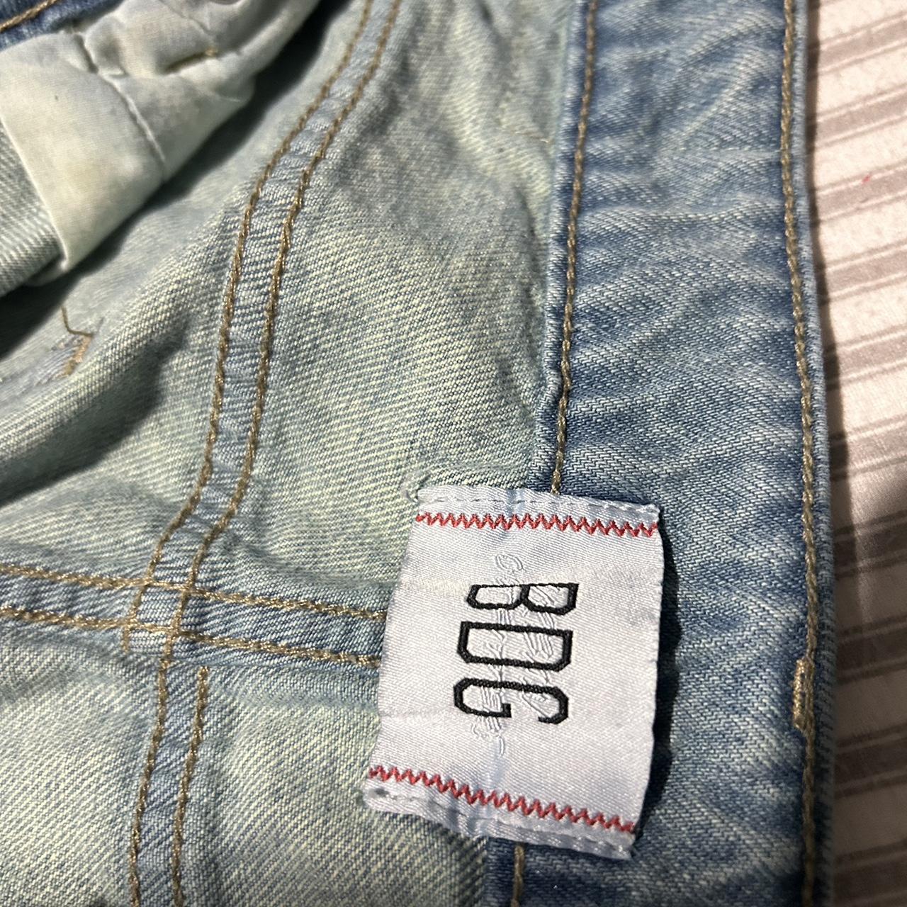 bdg brand low rise flare jeans. this denim wash is... - Depop