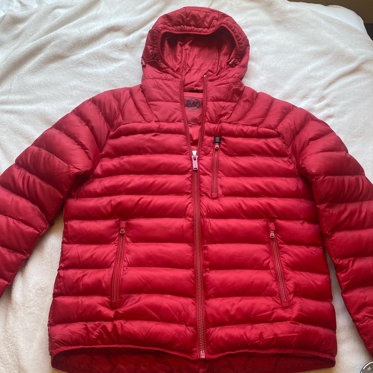 Michael kors deals parka mens pink