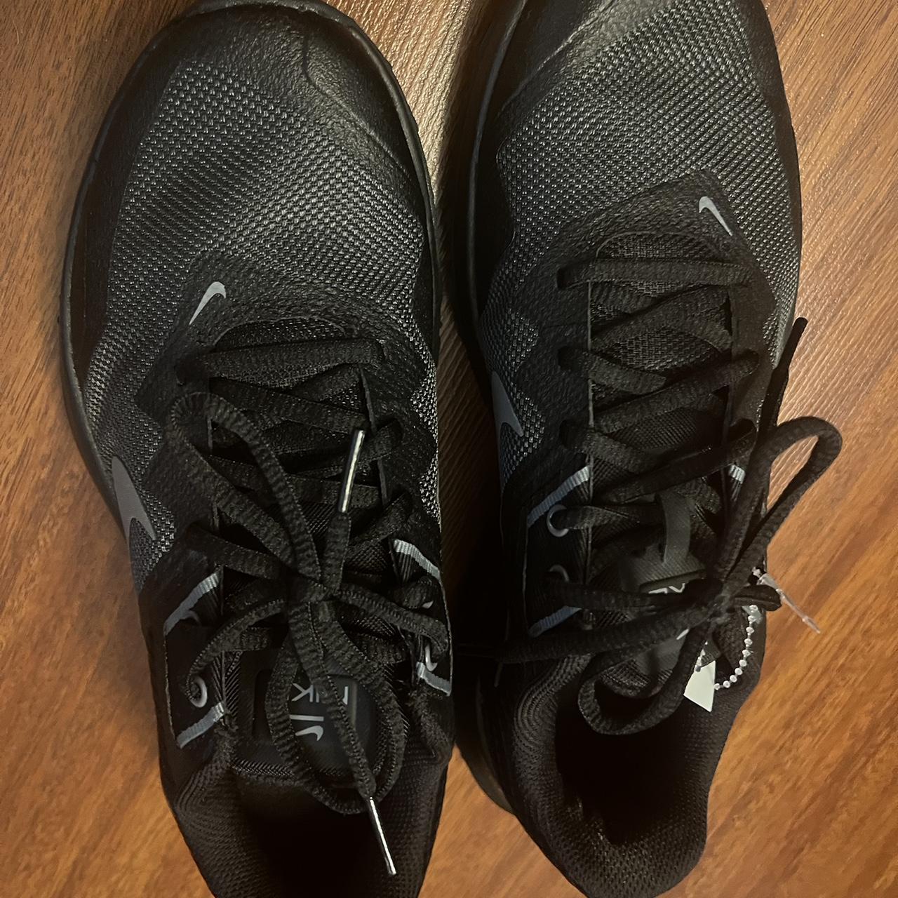 Black Nike shoes. Perfect for walking Brand new,... - Depop