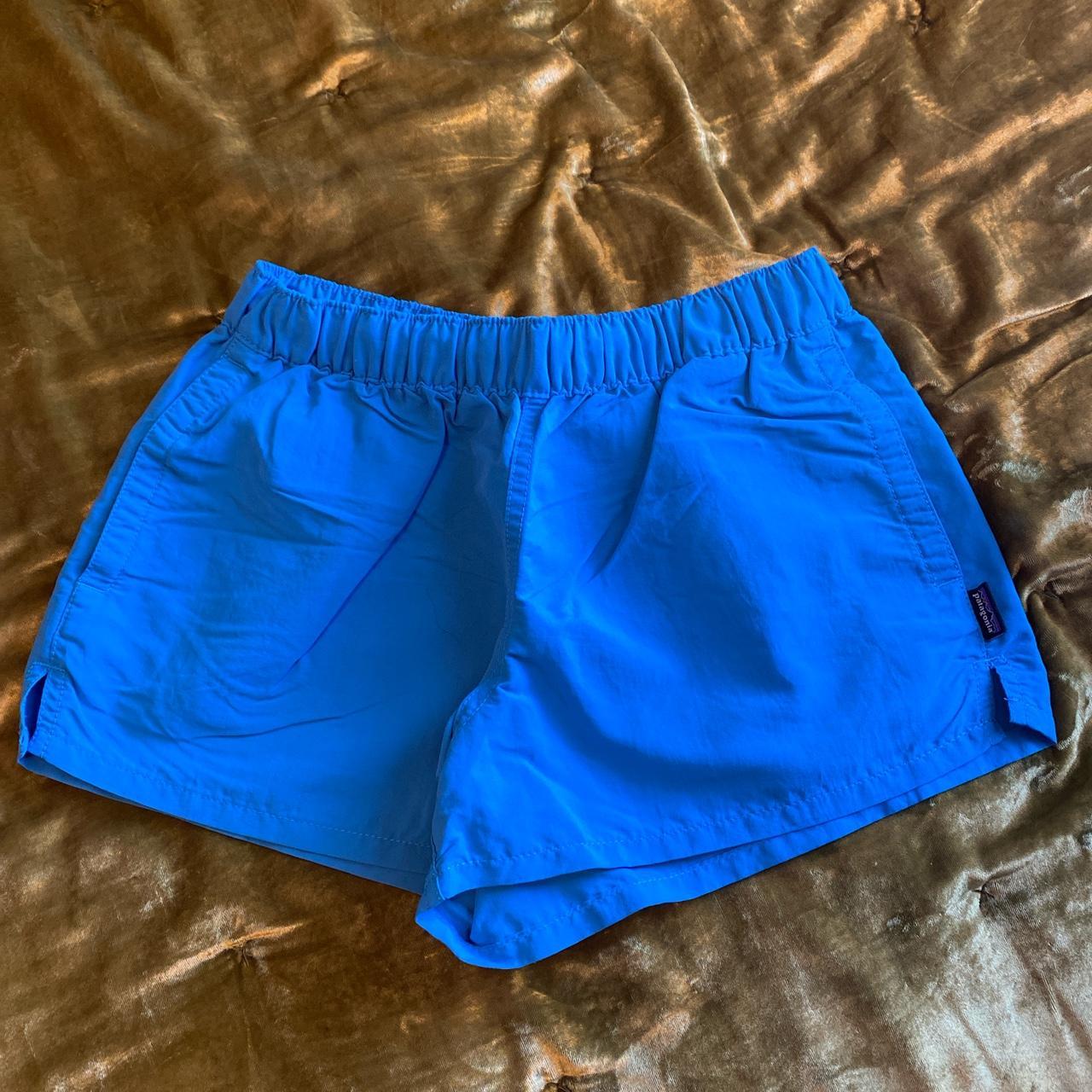 Patagonia Women's Blue Shorts Depop