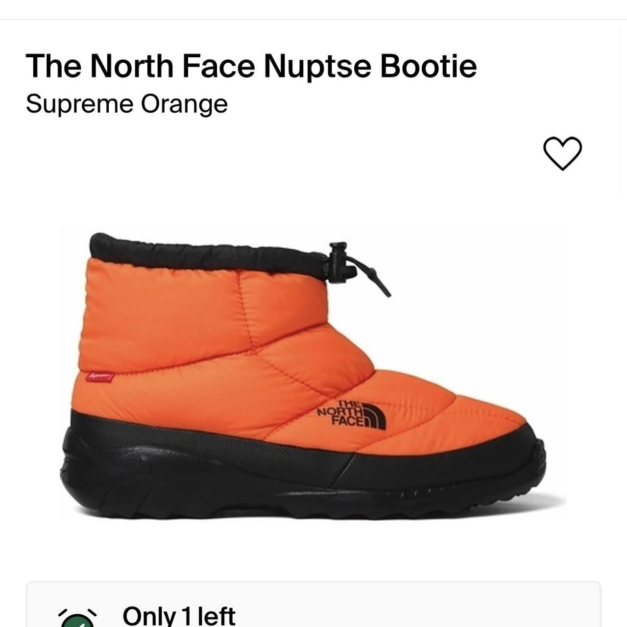 Supreme north face nuptse on sale bootie