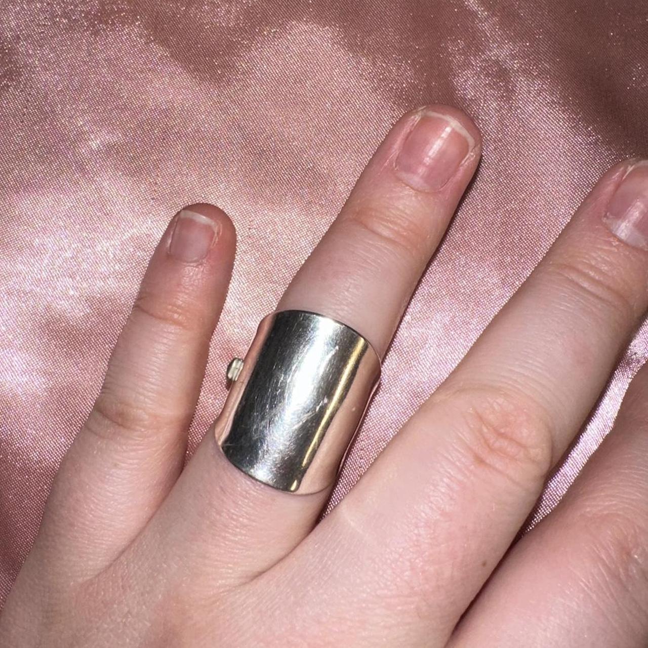 Silver spoon ring Too small, as you can tell lol... Depop