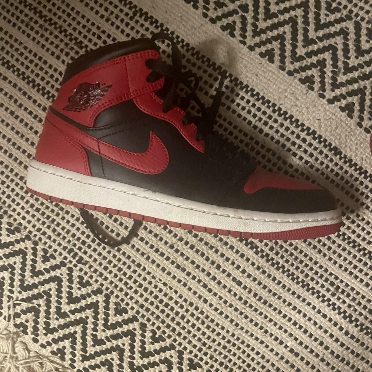 womens black and red jordans