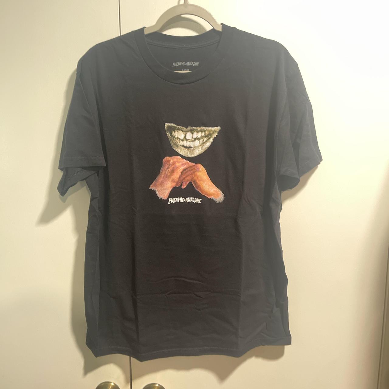 FUCKINGAWESOME Hands T-Shirt - Black SIZE: L (Large) | Depop
