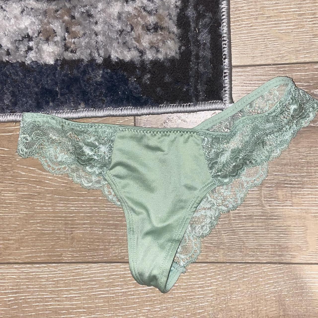 Macy's Women's Green Panties Depop