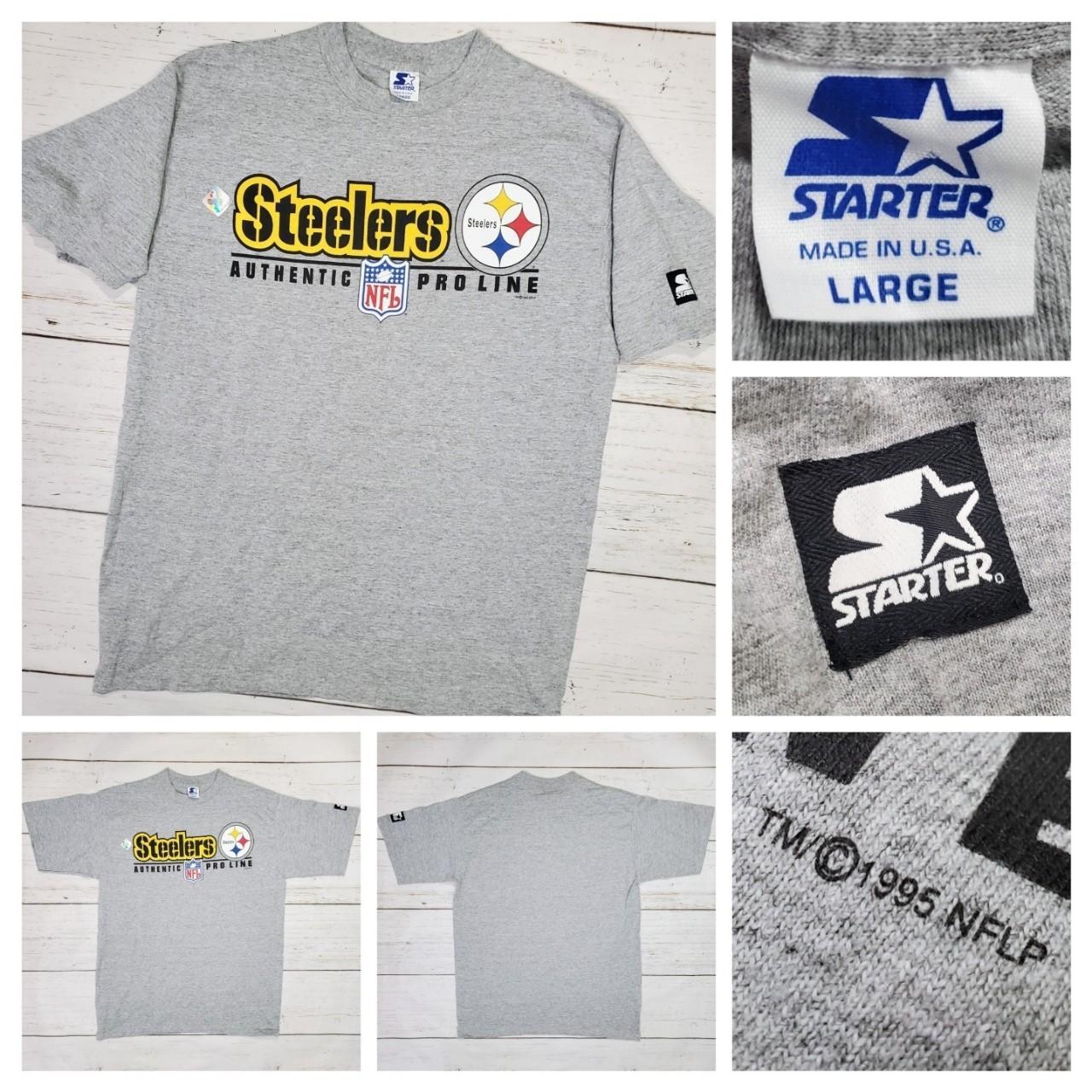 Vintage 90s Pittsburgh Steelers NFL PRO LINE - Depop