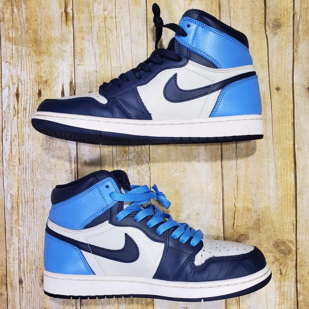 Air Jordan 1 Retro High OG Obsidian UNC 2019 8.5 Men | Depop