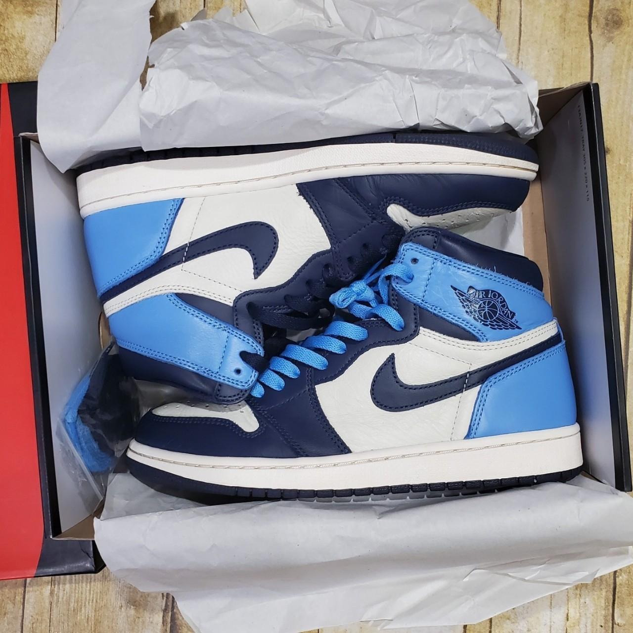 Air Jordan 1 Retro High OG Obsidian UNC 2019 8.5 Men | Depop