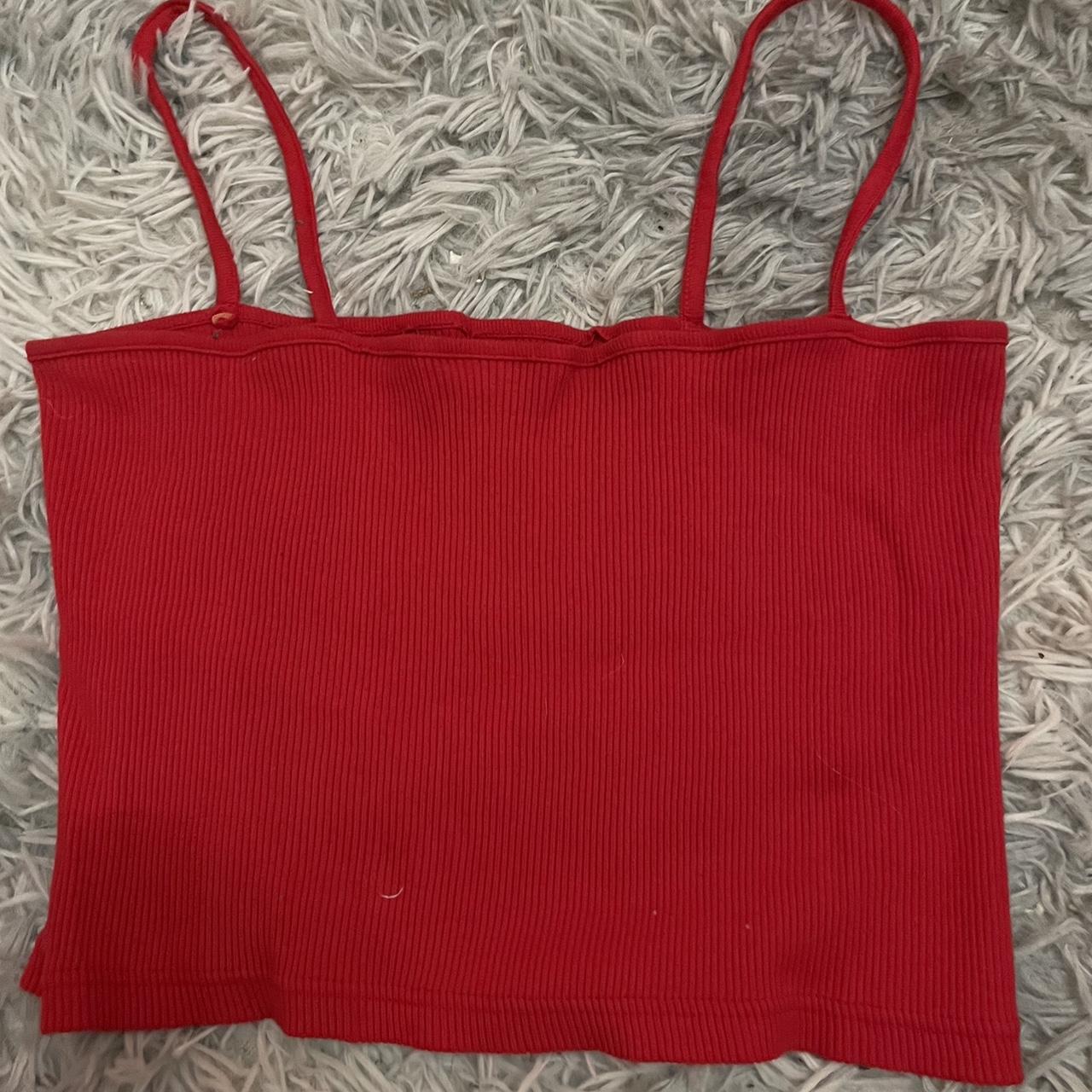 Brandy Melville red tube top tank!❤️ fits xs-m #Y2k - Depop