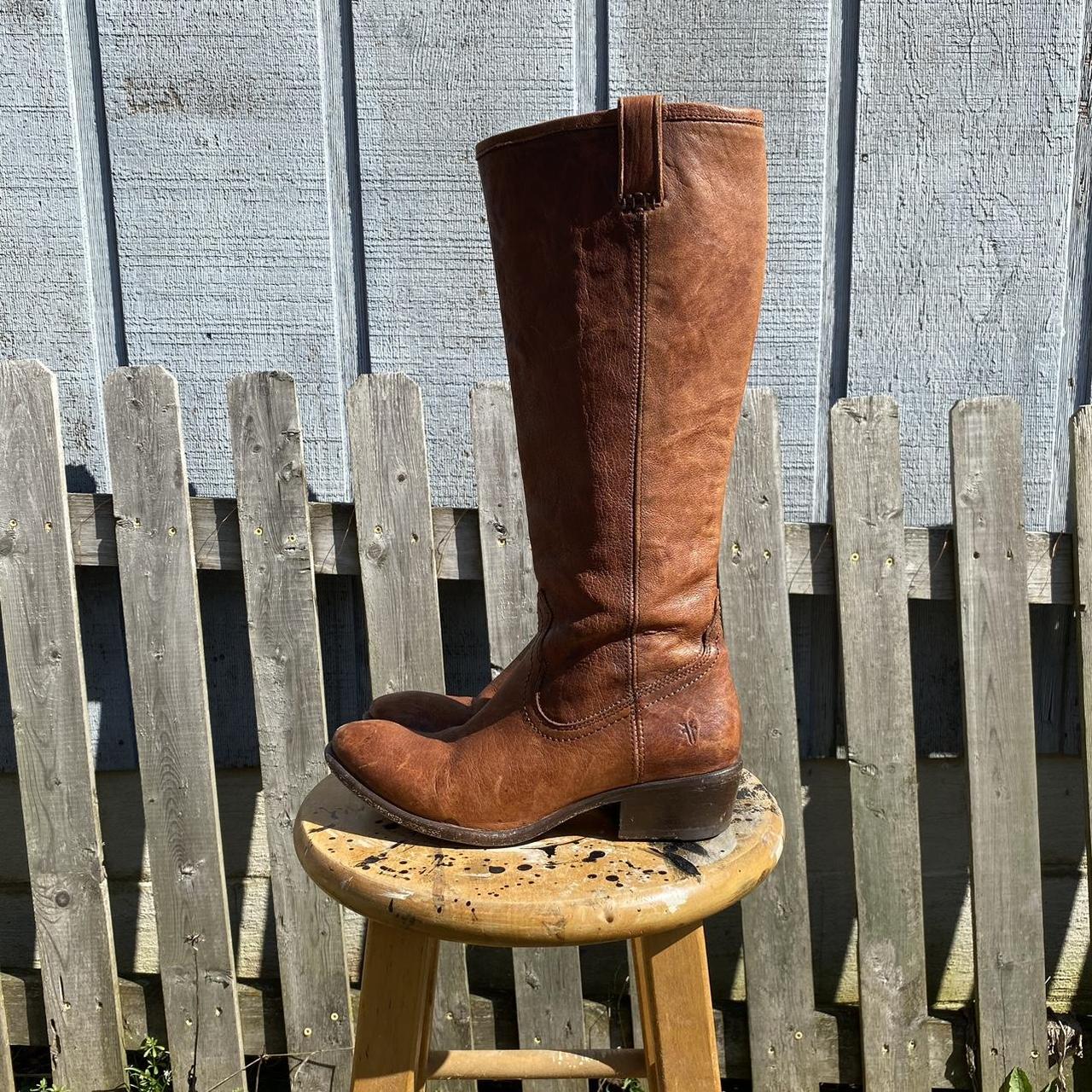 frye narrow calf boots