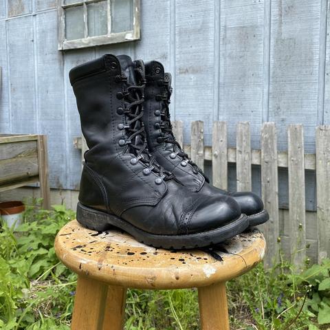 AUTHENTIC vintage Louis Vuitton military boots size - Depop