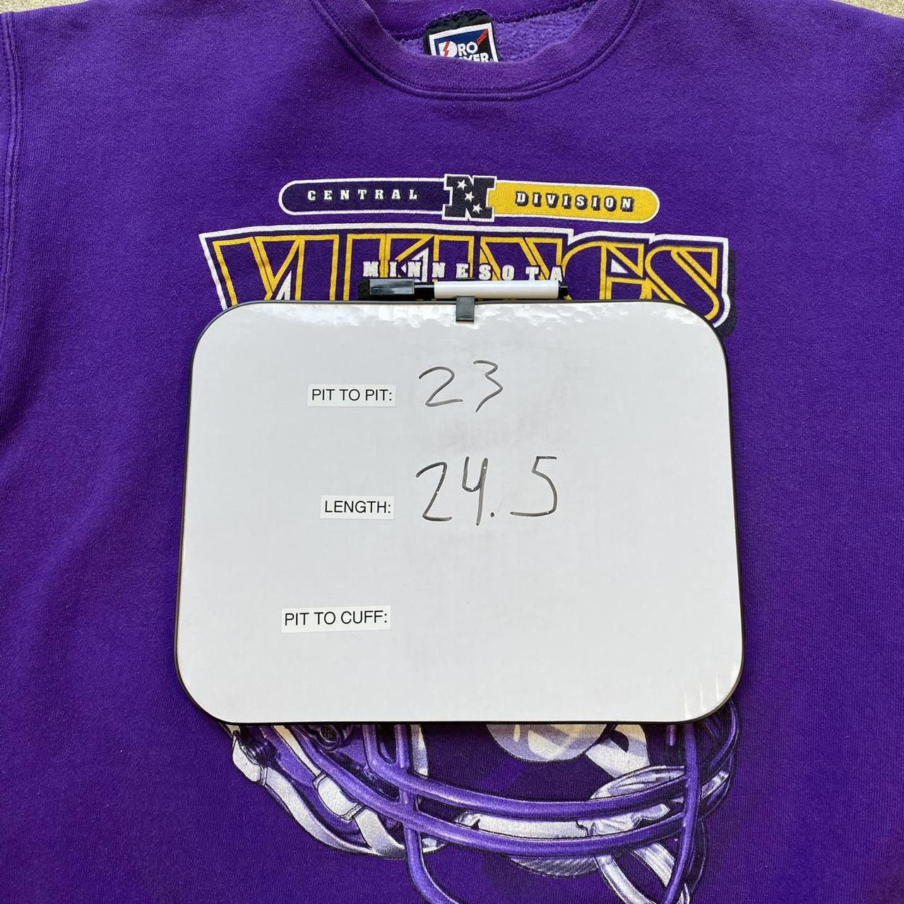 Vintage NFL Minnesota Vikings Sweatshirt Says - Depop