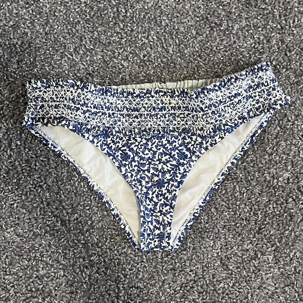 Tory Burch Costa print bikini Blue & white floral... Depop