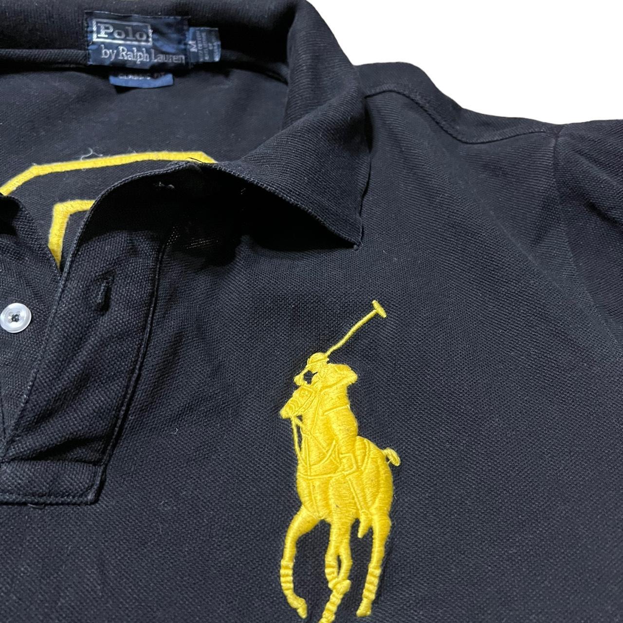 Polo Ralph Lauren Men's Black and Yellow Polo-shirts (2)
