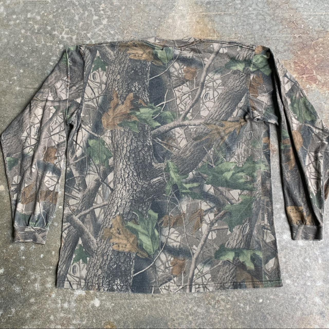 Vintage Camouflage Camo Outdoors Tee Adult Vintage... - Depop