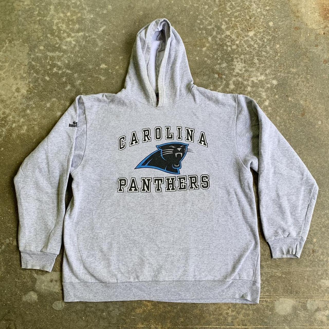 Vintage Y2K NFL Carolina Panthers Sweatshirt Faded - Depop